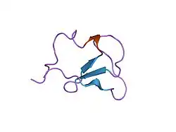 1far: دومِـین سرشار از سیستئین، NMR، ساختار معمول خلاصهشده