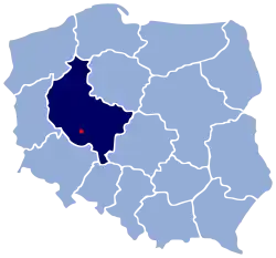 موقعیت گمینا پیاسکی (استان لهستان بزرگ‌تر)