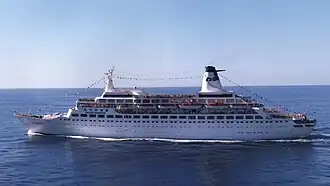 Pacific Princess off the US West Coast