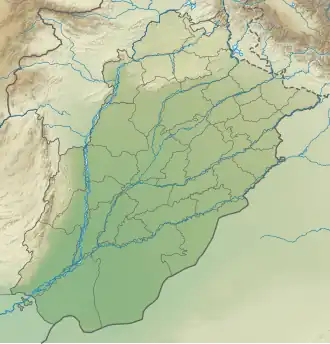 رشتهکوه نمک در Punjab, Pakistan واقع شده