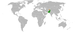 نقشهٔ مکاننمای پاکستان و تاجیکستان