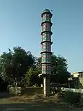 یک کبوترخانه مخصوص پرورش پرندگان در روستای دتالی، بخش  باناسکانتا، گجرات
