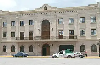 Municipal Palace in Matamoros, Tamaulipas (Mexico).