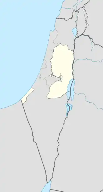 قمران در فلسطین واقع شده