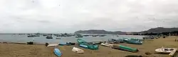 The beach at Puerto Lopez.