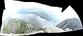 Panoramic نمایی از Preikestolen on Lysefjorden