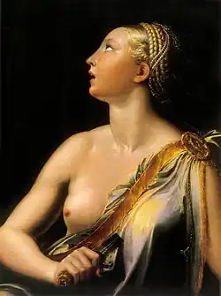 Lucretia by Parmigianino. c. 1540