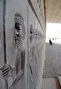 سربازان جاویدان در پلکان شرقی آپادانا