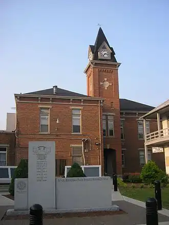 Pendleton County courthouse in Falmouth, Kentucky