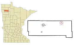 Location of Goodridge, Minnesota
