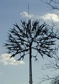 The People Tree statue, long used as a symbol of Columbia