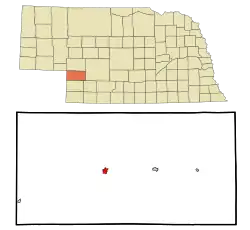 Location within شهرستان پرکینس، نبراسکا و نبراسکا