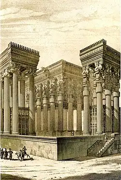 کاخ آپادانای تخت جمشید