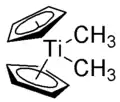 Structural formula of the Petasis reagent