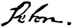 امضاء پتر کبیر