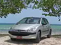 Peugeot 206 in Cuba near Banes.