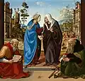 Visitation, with Saints Nicolas and Anthony Abbot, ح. ۱۴۹۰