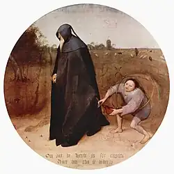 The Misanthrope by Pieter Bruegel the Elder. c. ۱۵۶۸