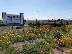 Welcome sign to Piketberg