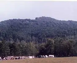 Pilot Knob Mountain, near the city of Pilot Knob
