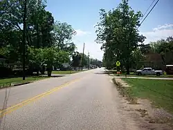 Main Street in Pinckard, Alabama