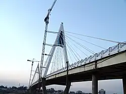 نمایی از پل هشتم، در زمان ساخت