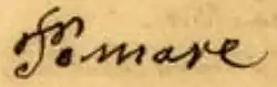 امضاء پوماره چهارم Pōmare IV