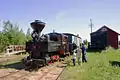 A porter locomotive of the Äänekoski-Suolahti narrow gauge railway.