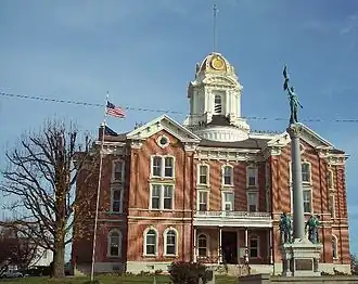 Posey County Courthouse in Mount Vernon, Indiana