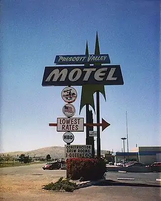 Historic Prescott Valley Motel, built about 1966