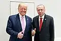 ترامپ و اردوغان در گروه جی۲۰، ژوئن ۲۰۱۹‏