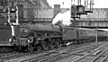 Blackpool express entering Preston in 1962
