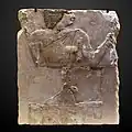 سنگنگارهای از راهوتپ که در مصطبهاش در میدوم پیدا شد، موزه لوور