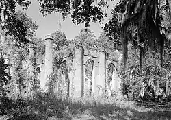 Old Sheldon Church Ruins