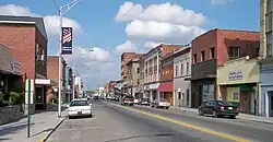 Mercer Street (West Virginia Route 20) in downtown Princeton in 2007
