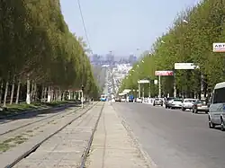 خیابان لنین در دنیپرودزرزینک