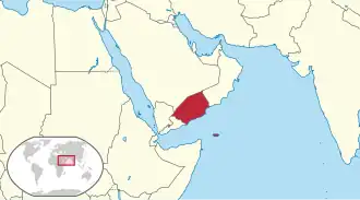 نقشه تحتالحمایه عربستان جنوبی