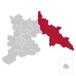 موقعیت شهرستان کانگدونگ در پیونگ یانگ