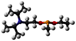 Ball and stick model of QL