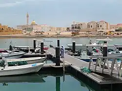 منظره اسکله در الخور