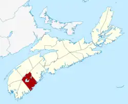 موقعیت Queens County, Nova Scotia