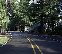 Road and settlements in Rainbow