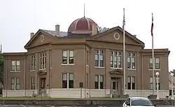 The Rains County Courthouse in Emory
