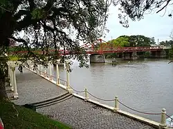 The Puente Giratorio de Carmelo over the Arroyo de las Vacas