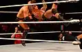 اورتن در حال زدن RKO به The Miz