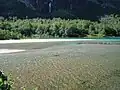 نمای از نزدیک از رودخانه