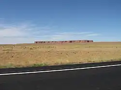 The eponymous red mesa in Red Mesa