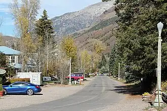 View north up Redstone Boulevard.