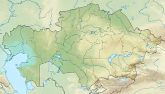 شیرقلعه در قزاقستان واقع شده