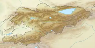 ترسکی آلاتاو در قرقیزستان واقع شده
